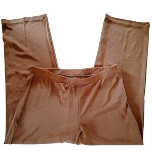 Chico's Travelers 2 Quinn Pants No‎ Wrinkle Pull On Chestnut Color L NWT $69
